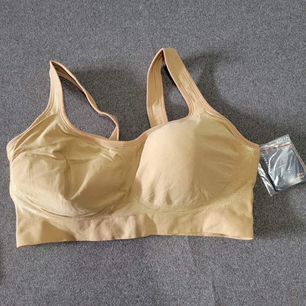 Underoutfit Bra XL Tan Comfort Shaping Extender Style 457
